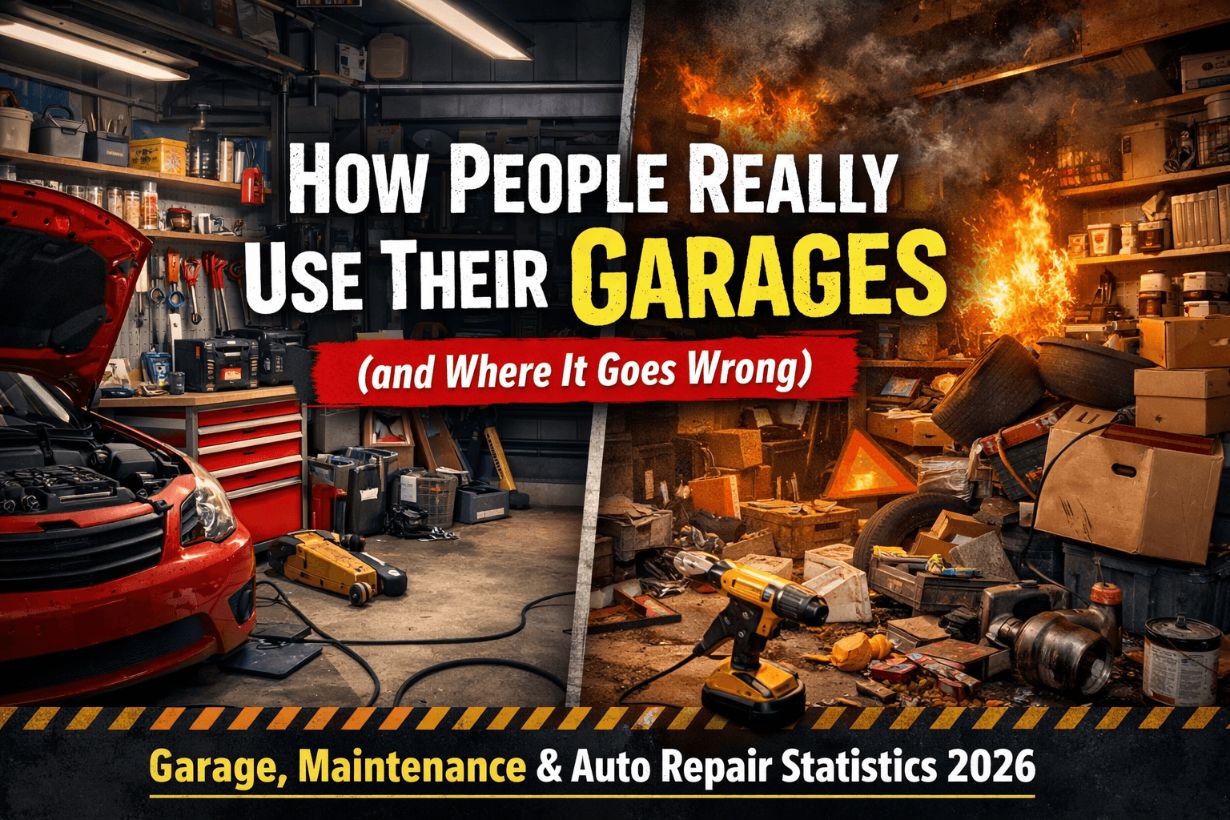 How People Really Use Their Garages (and Where It Goes Wrong) - Garage, Maintenance & Auto Repair Statistics 2026