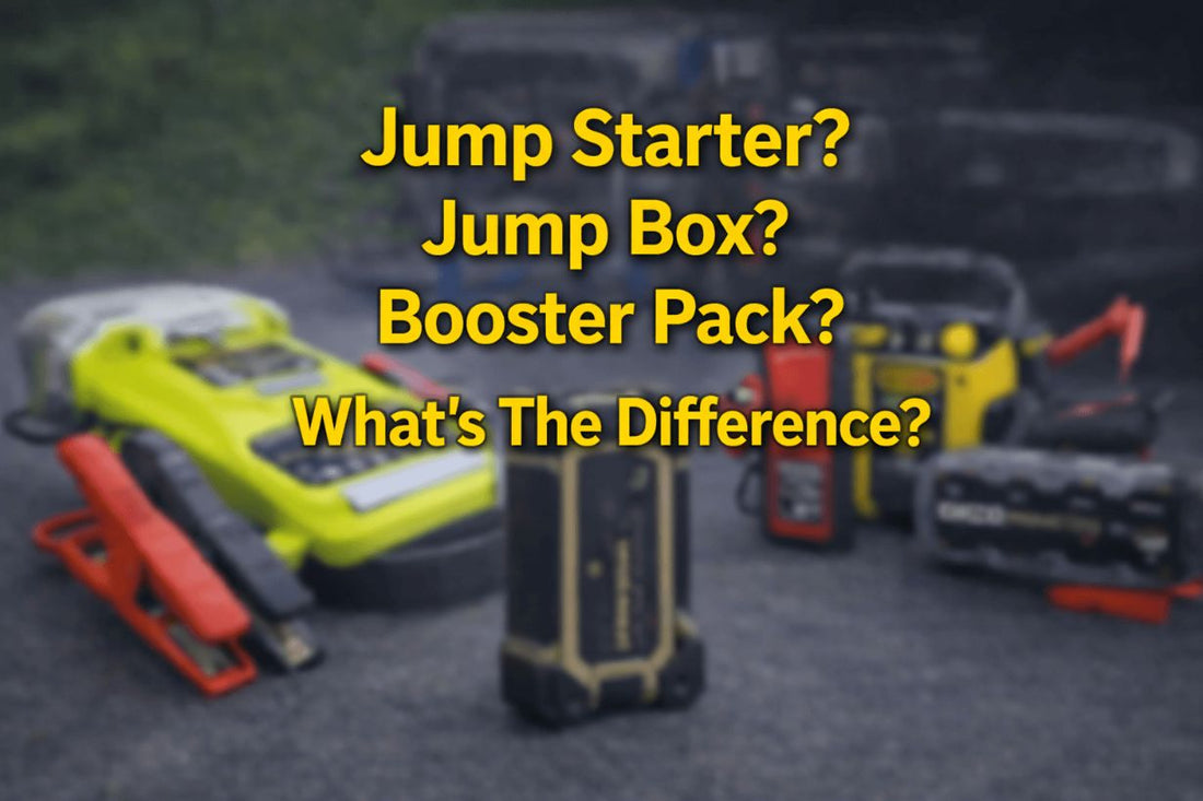 Jump Box Vs. Jump Starter Vs. Battery Booster Pack – What’s The Difference?