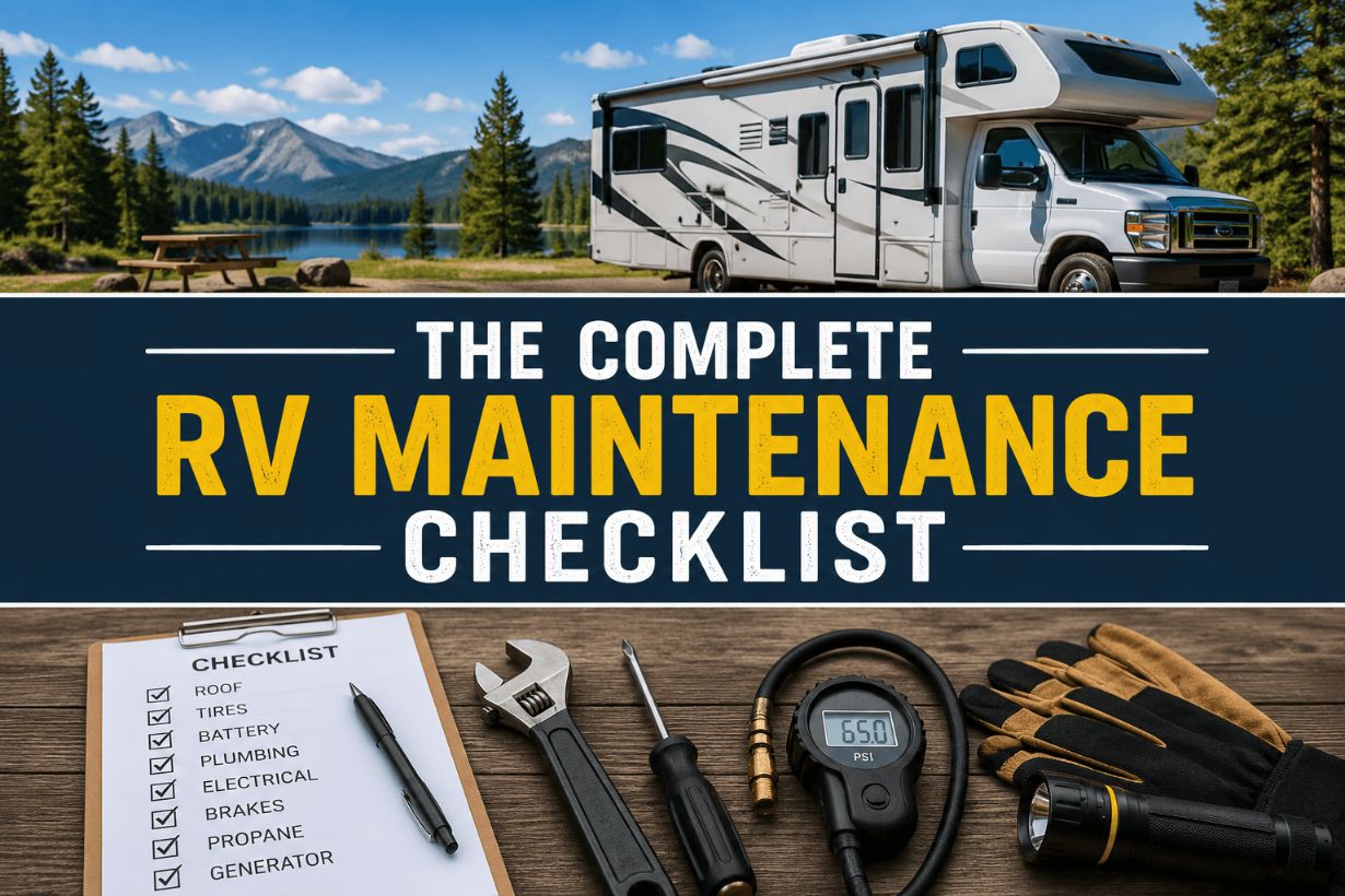 The Complete RV Maintenance Checklist: Monthly, Seasonal & Annual Tasks